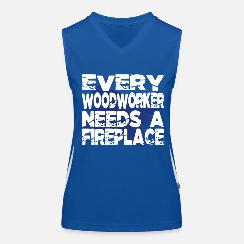 jackhammer cool carpenter tshirts lumberman Funktionelles Kontrast-Tank Top für Frauen