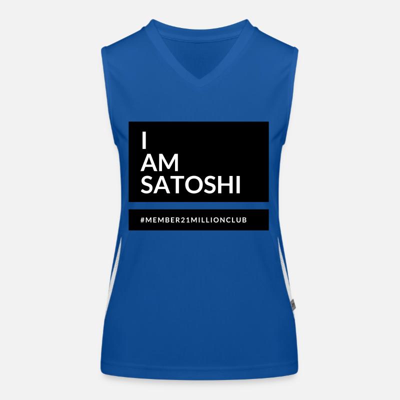 Je suis Satoshi Débardeur respirant contrasté Femme