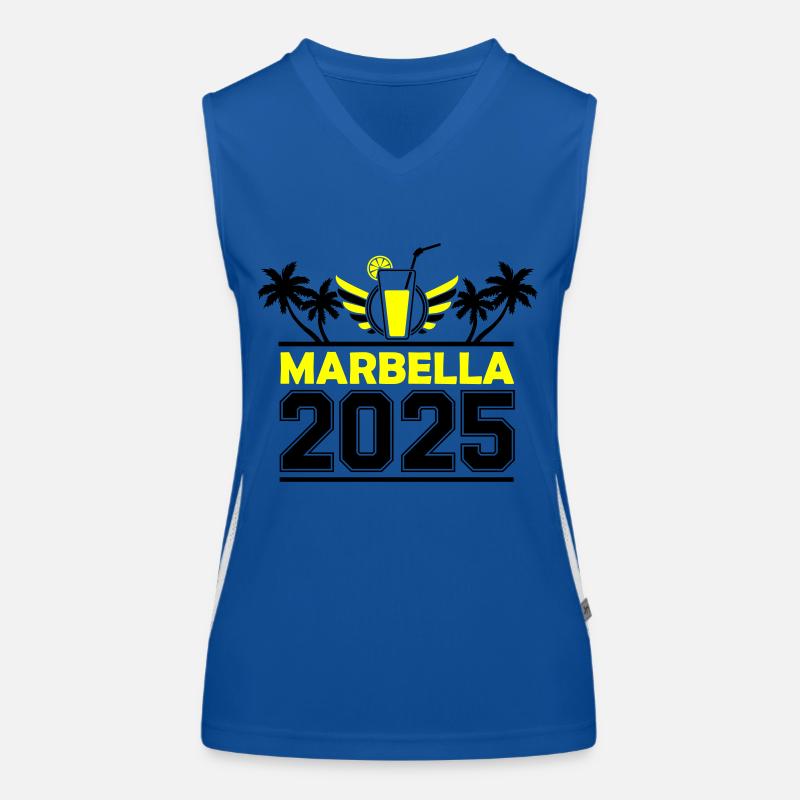 marbella 2025 Funktionelles Kontrast-Tank Top für Frauen