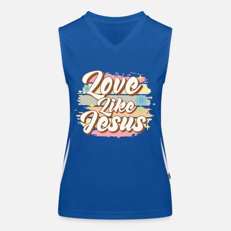 Aimer comme Jésus Débardeur respirant contrasté Femme