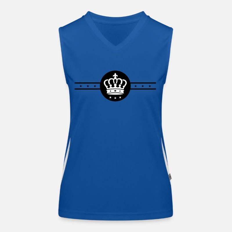 Krone Element Funktionelles Kontrast-Tank Top für Frauen