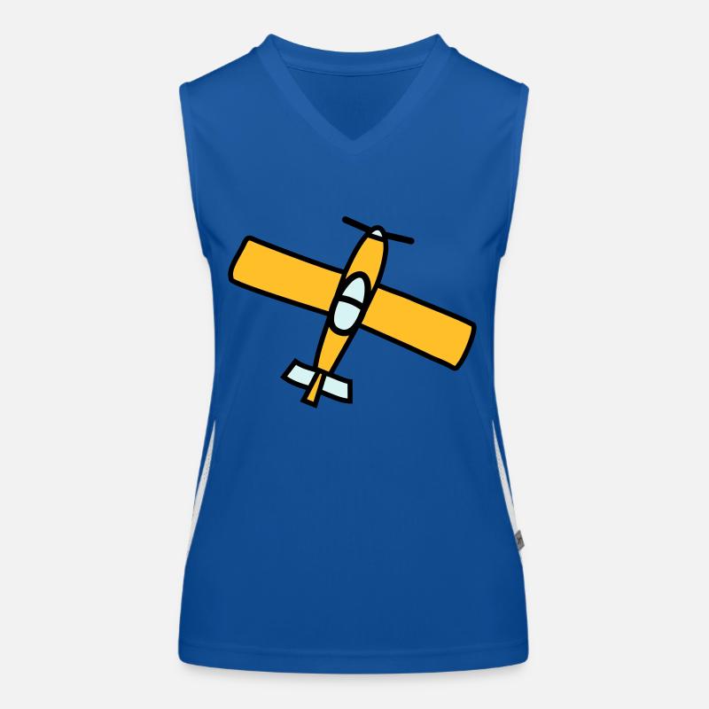 Airplane Design Funktionelles Kontrast-Tank Top für Frauen