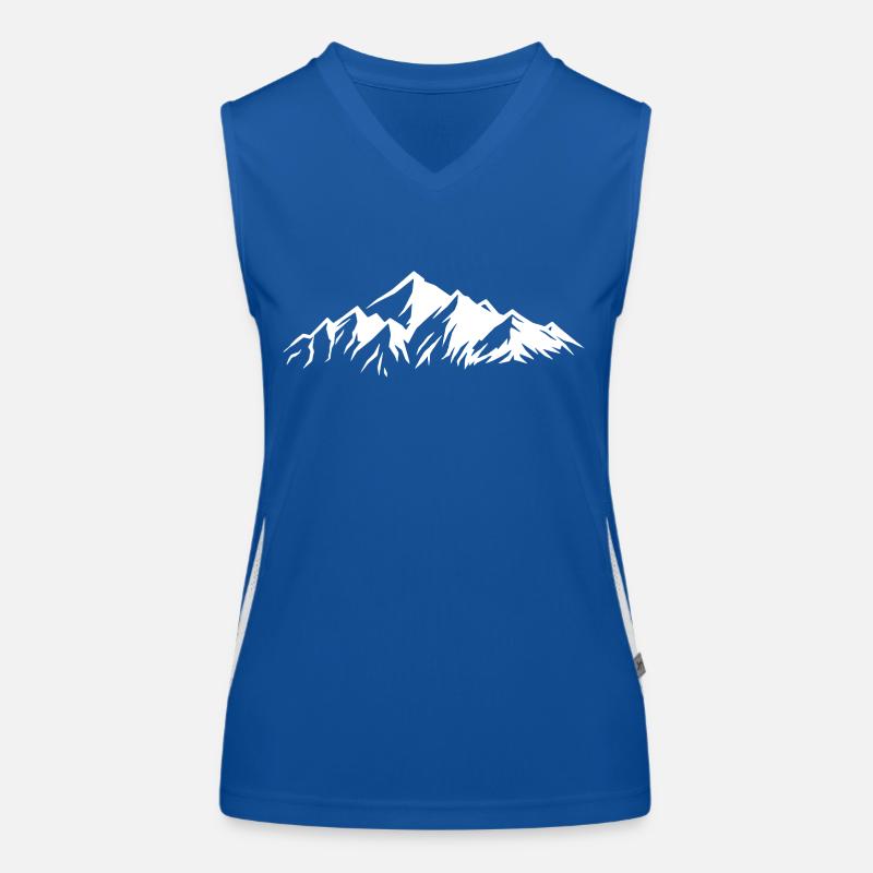 Mountains Women's Functional Contrast Tank Top