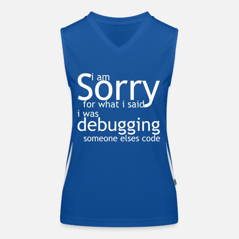 i am sorry for what i said, i was debugging Funktionelles Kontrast-Tank Top für Frauen