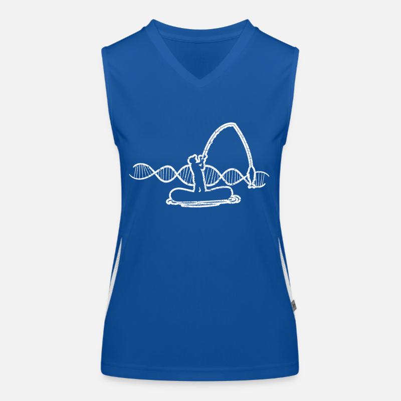 Pêche Hameçons Pêche Pêche Pêche Débardeur respirant contrasté Femme