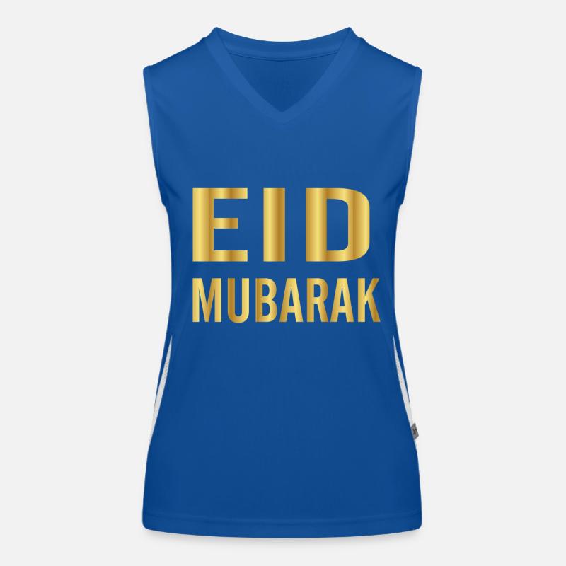Eid mubarak Funktionelles Kontrast-Tank Top für Frauen