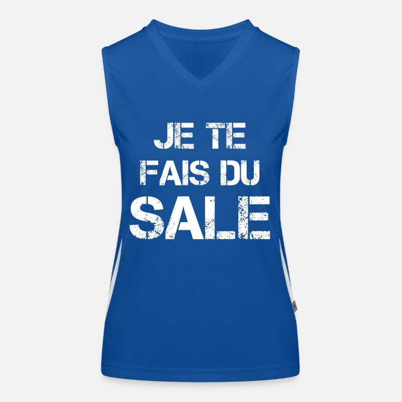 Je te fais du sale Débardeur respirant contrasté Femme