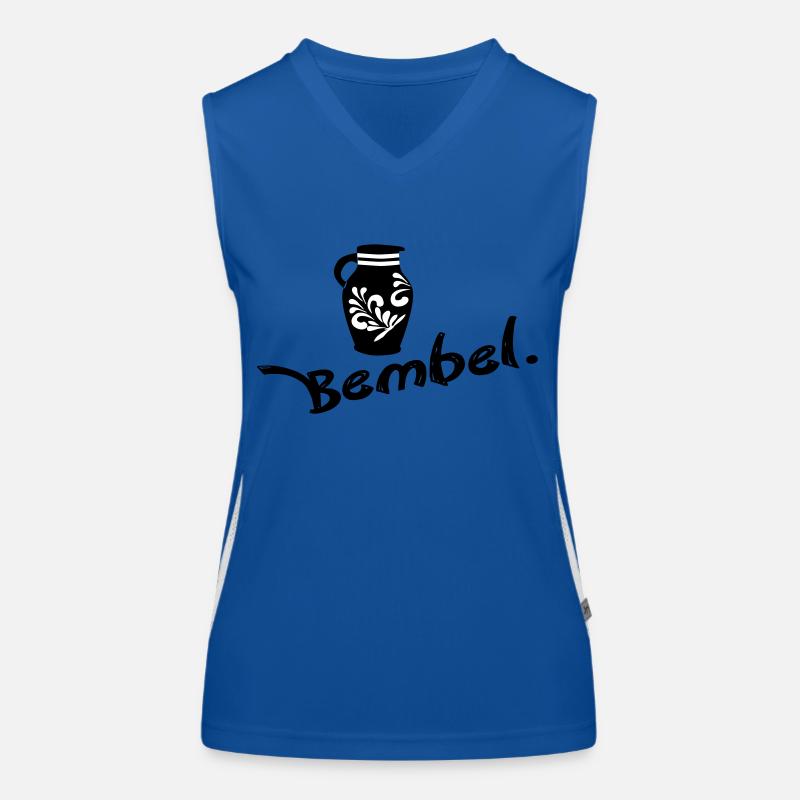 Bembel. - Le Frankfurt Original #069 #Frankfurt Débardeur respirant contrasté Femme