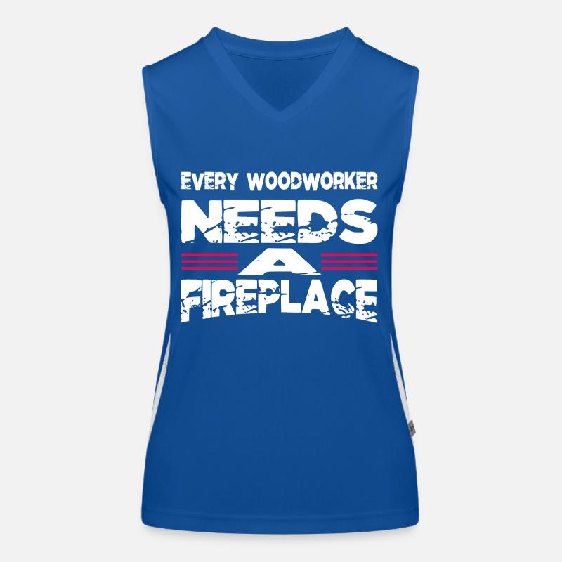 Charpentier de construction Amériques blagues Débardeur respirant contrasté Femme