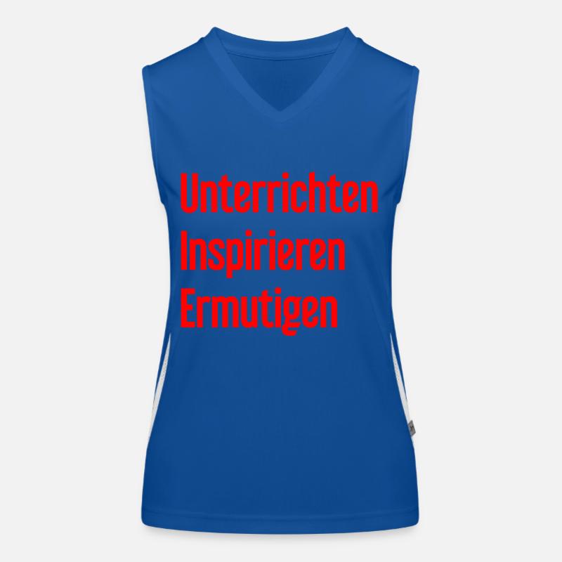 Teaching Inspiring Encouraging Women's Functional Contrast Tank Top