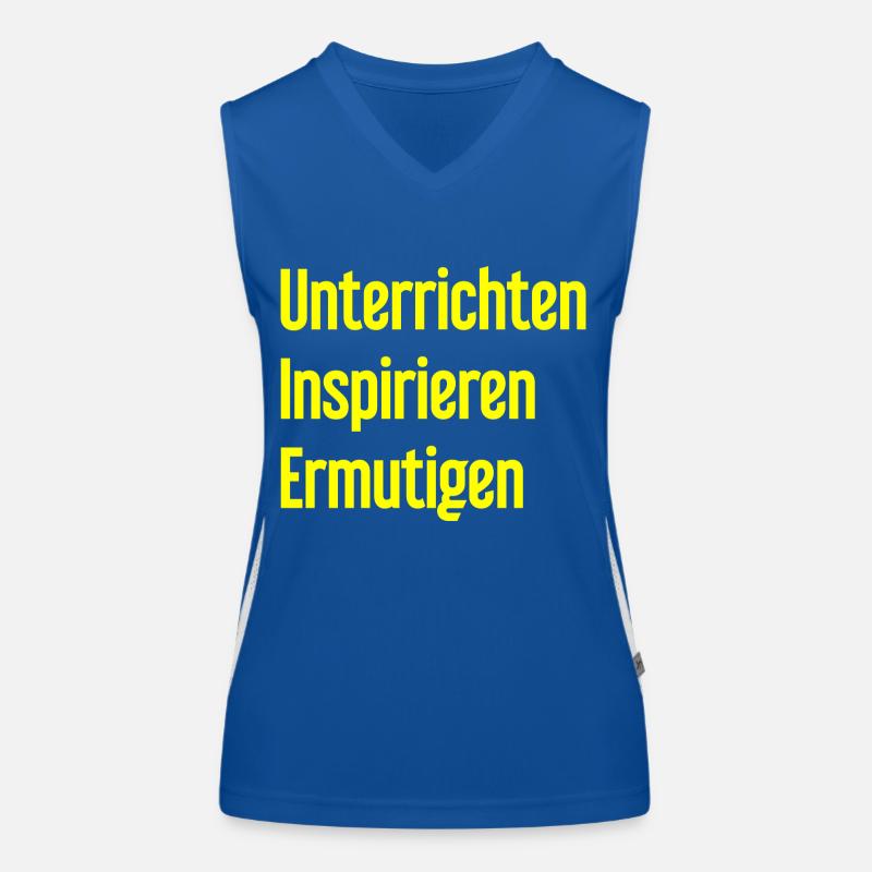 Teaching Inspiring Encouraging Women's Functional Contrast Tank Top