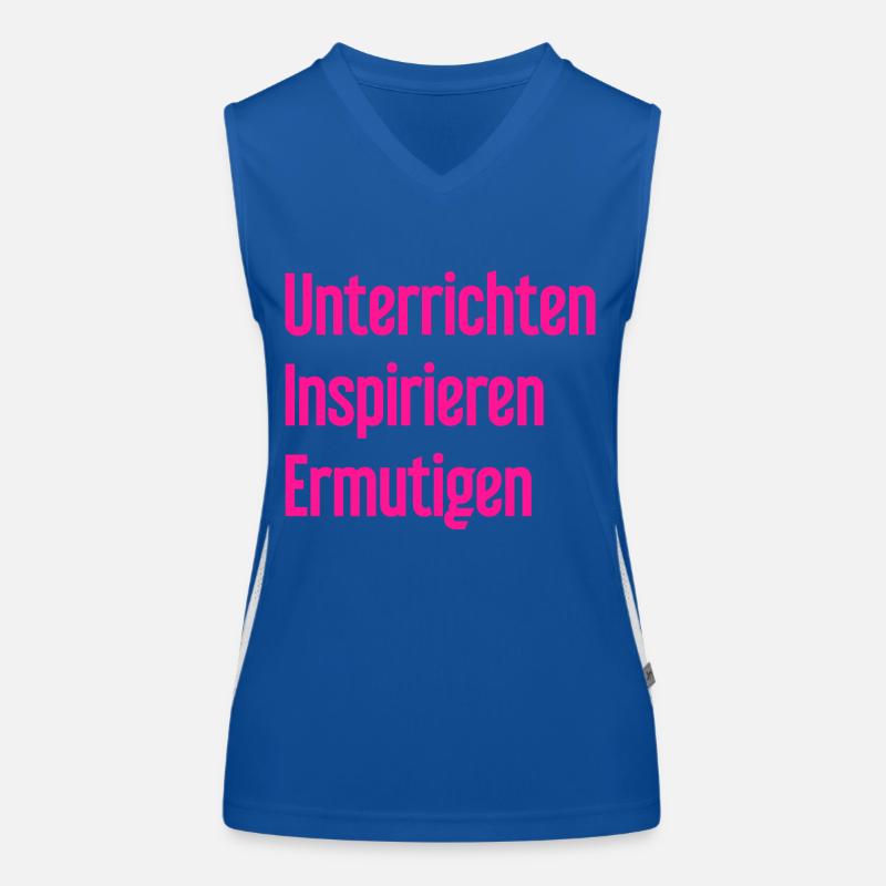 Teaching Inspiring Encouraging Women's Functional Contrast Tank Top