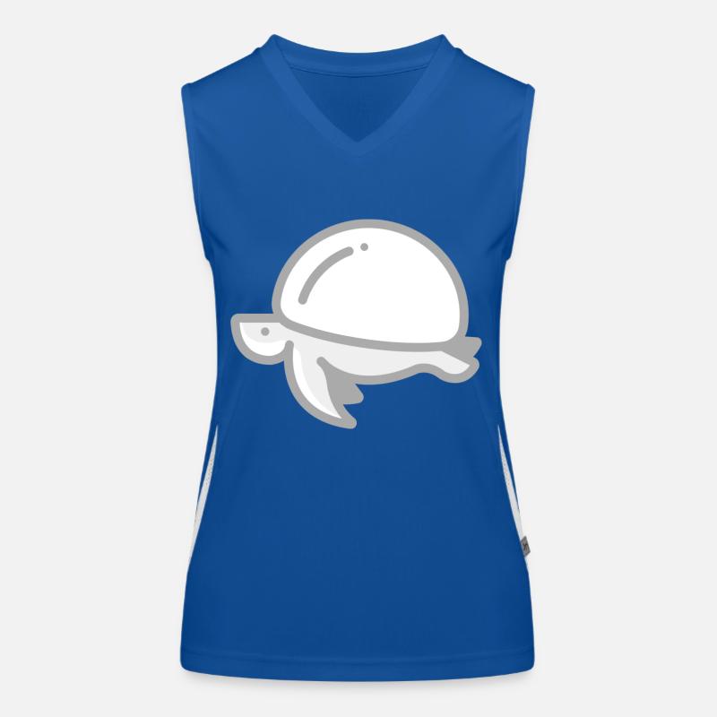 Meeresschutz Funktionelles Kontrast-Tank Top für Frauen