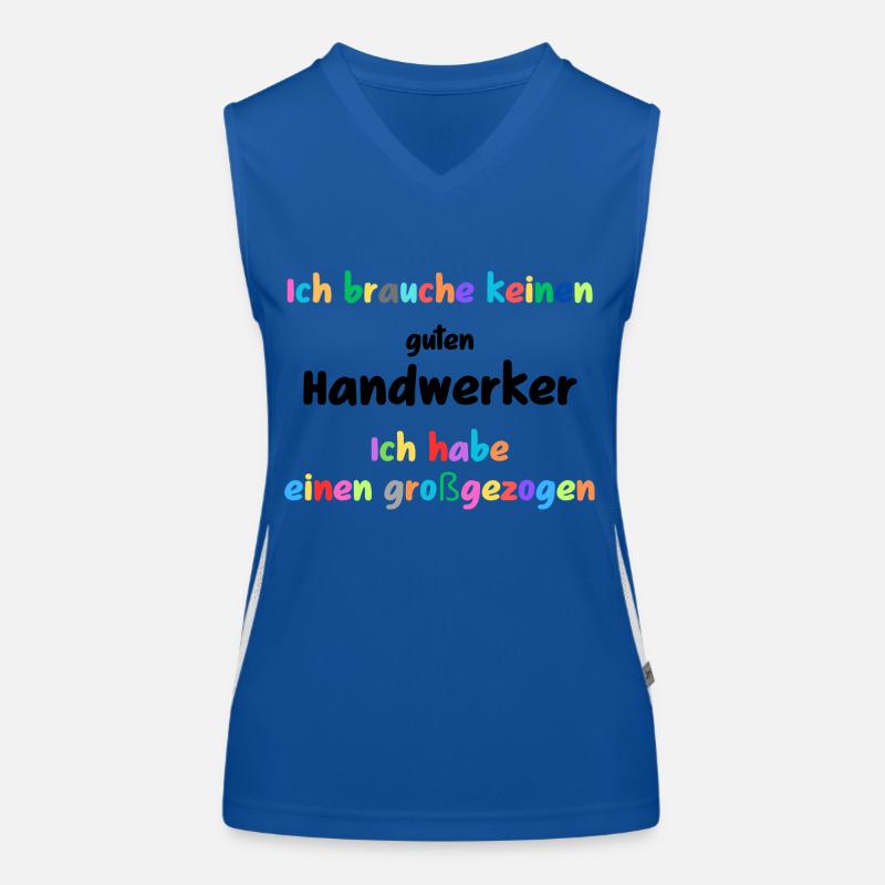 Besser Großgezogen als engagiert, Handwerker Funktionelles Kontrast-Tank Top für Frauen