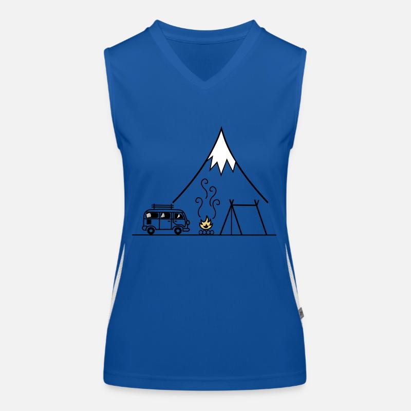 Campfire voyage de camping Débardeur respirant contrasté Femme
