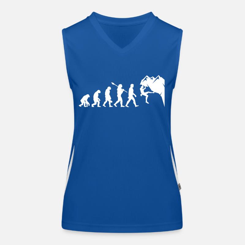 Climbing evolution Women's Functional Contrast Tank Top