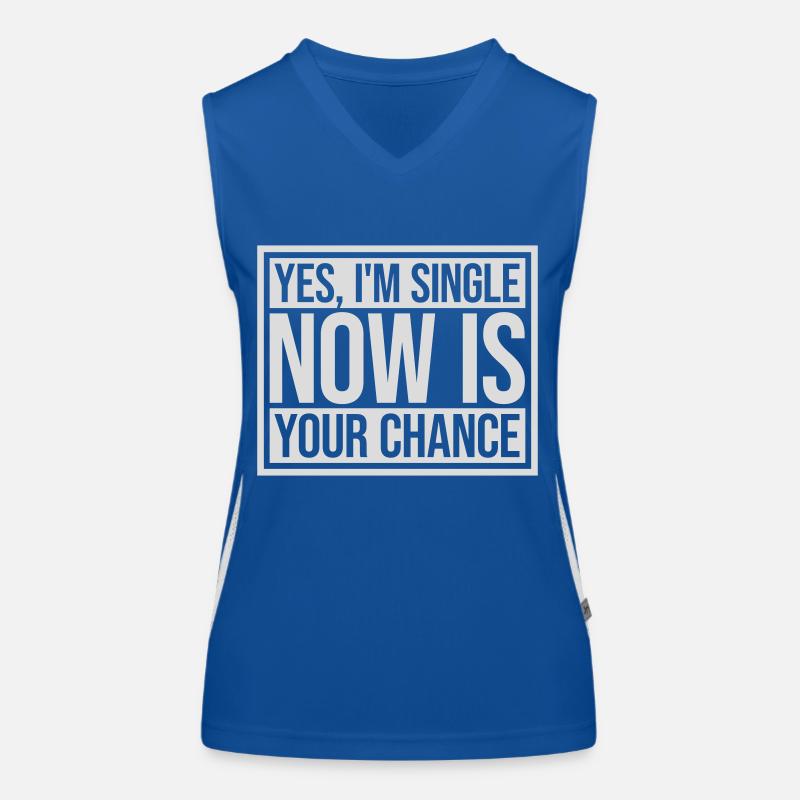 single now your chance Women's Functional Contrast Tank Top