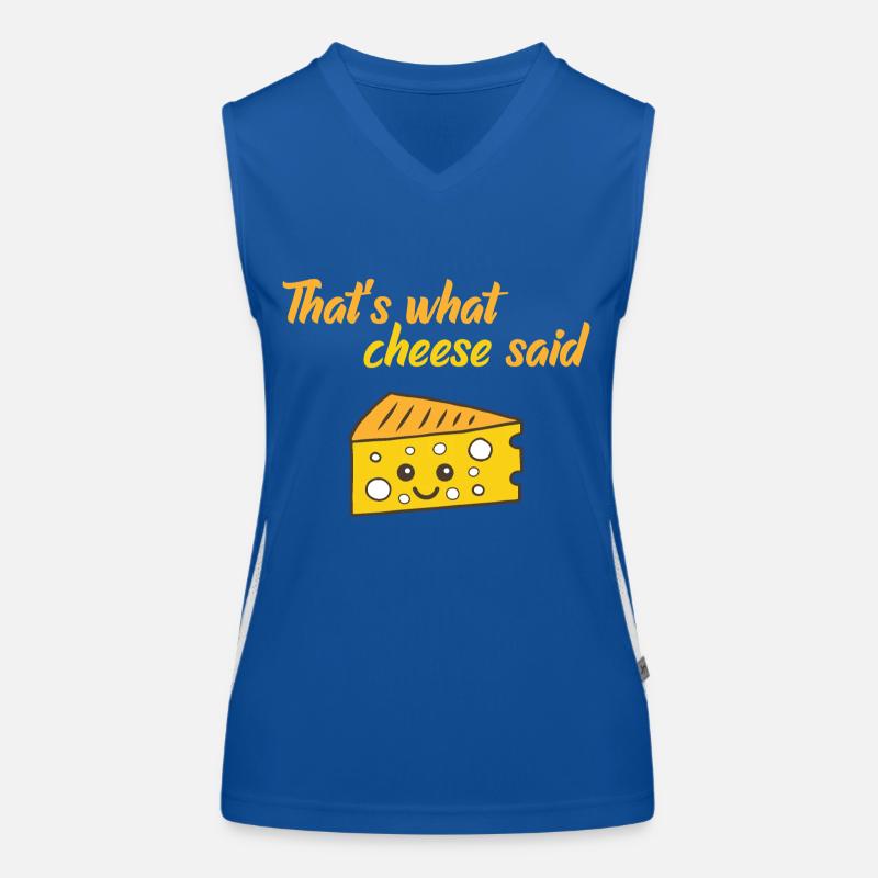 C’est drôle ce que Cheese a dit Débardeur respirant contrasté Femme
