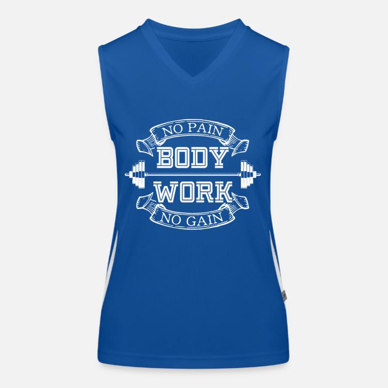 No pain, no gain Women's Functional Contrast Tank Top