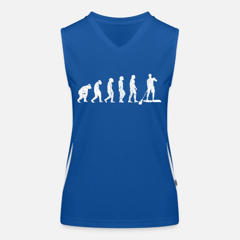 Stehpaddler Stand Up Paddling Stehpaddeln Funktionelles Kontrast-Tank Top für Frauen