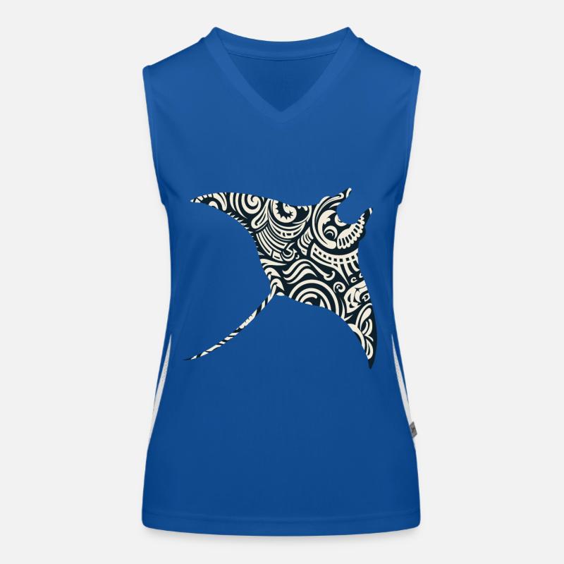 Mantarochen Funktionelles Kontrast-Tank Top für Frauen