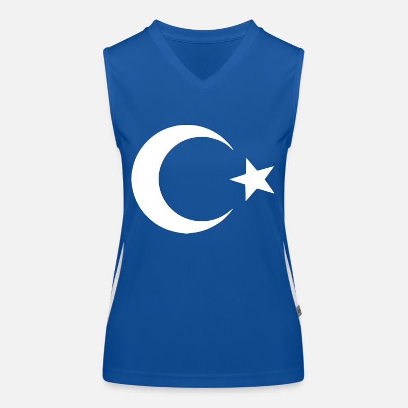 Uiguren Funktionelles Kontrast-Tank Top für Frauen