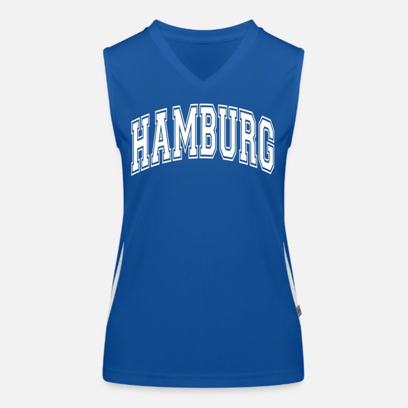 Hamburg Funktionelles Kontrast-Tank Top für Frauen
