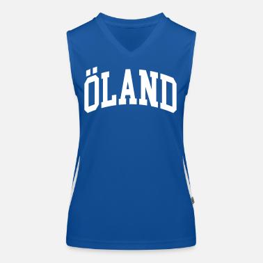 Öland Top sportivo da donna in contrasto cromatico