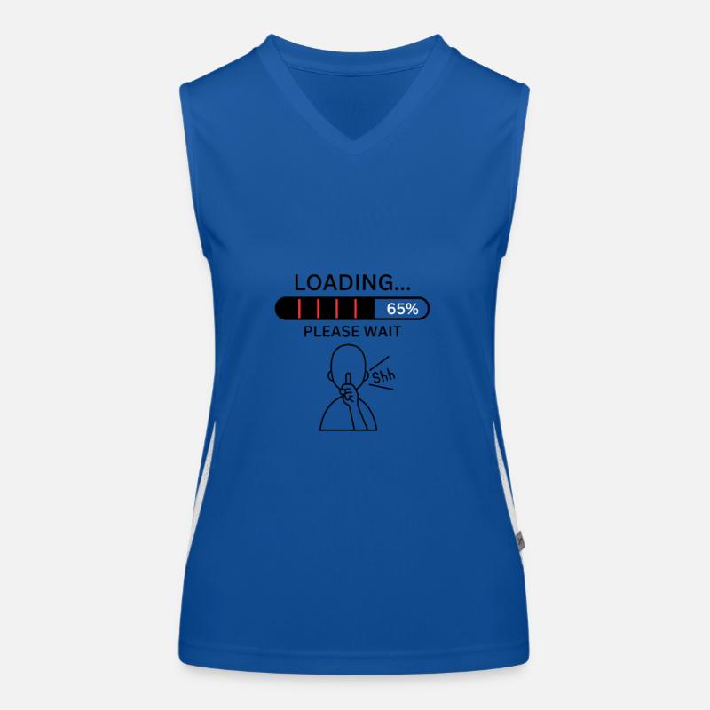 Loading Please Wait Women's Functional Contrast Tank Top