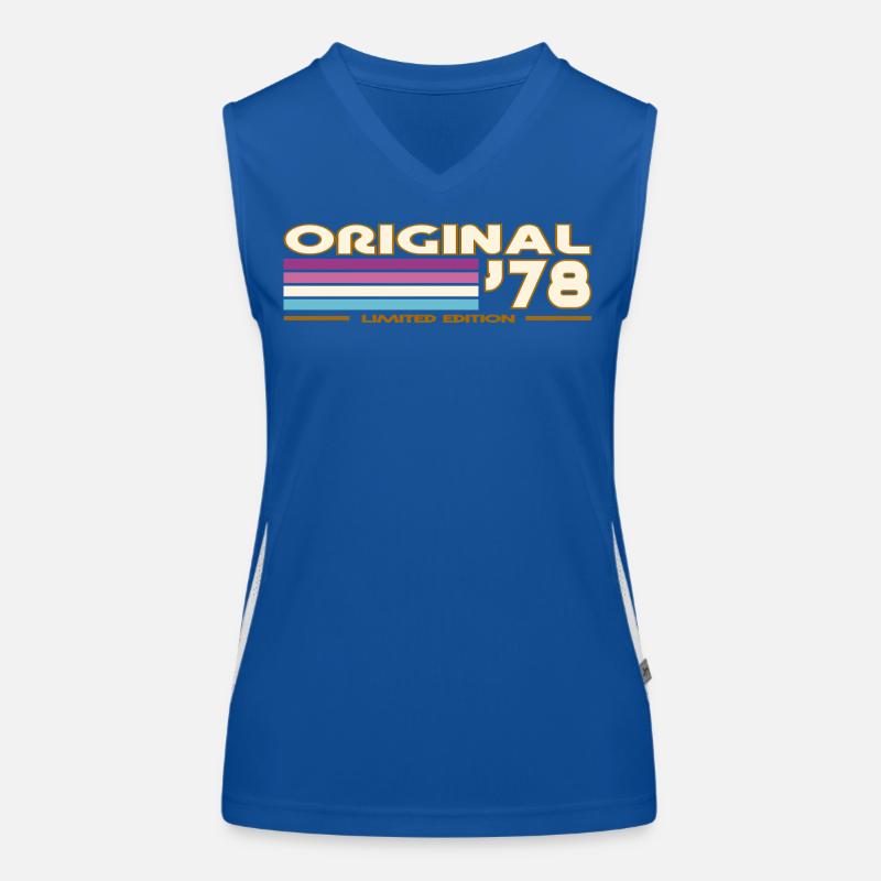 1978 Funktionelles Kontrast-Tank Top für Frauen