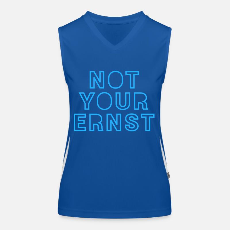 NOT YOUR ERNST Funktionelles Kontrast-Tank Top für Frauen
