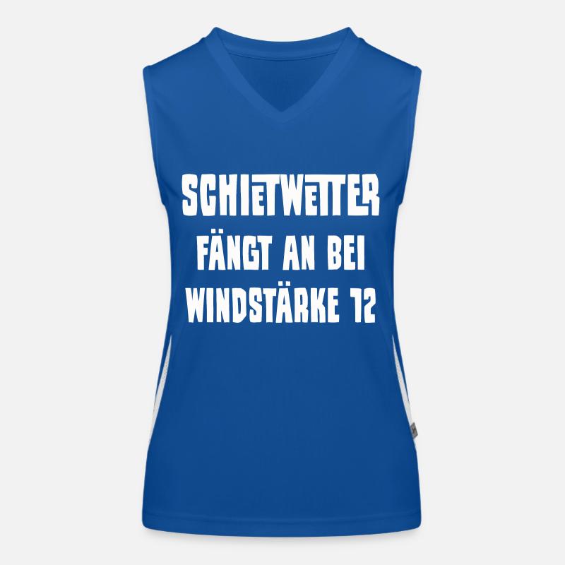 Schietwetter Funktionelles Kontrast-Tank Top für Frauen