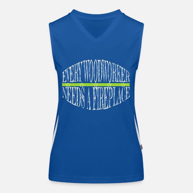 lumberjack jokes jackhammer carpenter joke Women's Functional Contrast Tank Top