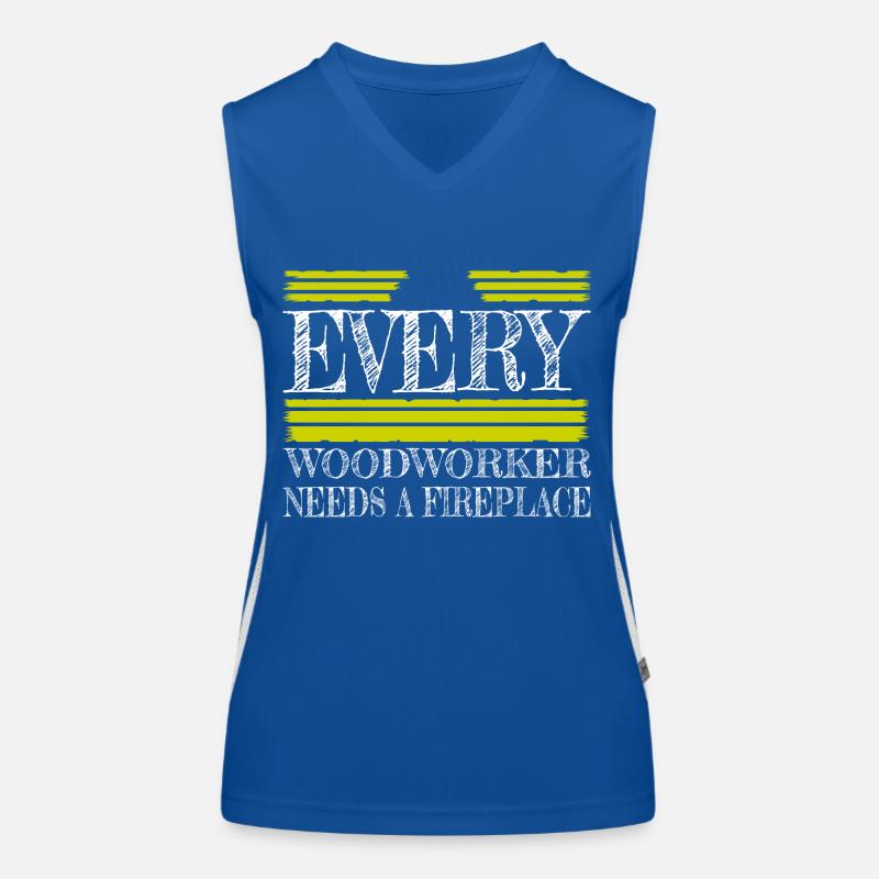 Jackhammer Carpenter Jokes Women's Functional Contrast Tank Top