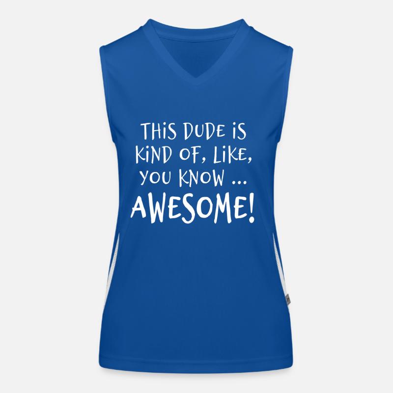 This dude is awesome! Women's Functional Contrast Tank Top