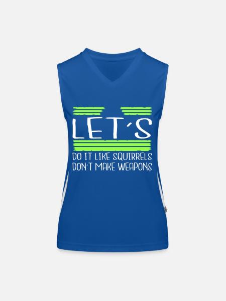 hippie pride peace sign gift birthday disarmament - Women's Functional Contrast Tank Top - royal/white - Front