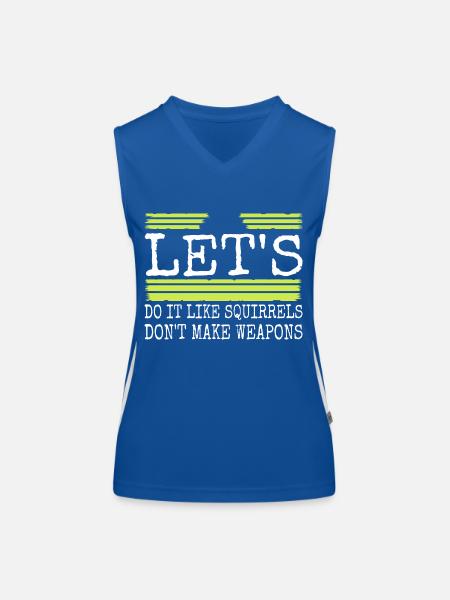 dove of peace sayings 1960s present child gift - Women's Functional Contrast Tank Top - royal/white - Front