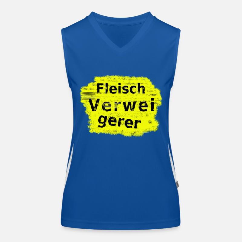 Fleischverweigerer Funktionelles Kontrast-Tank Top für Frauen