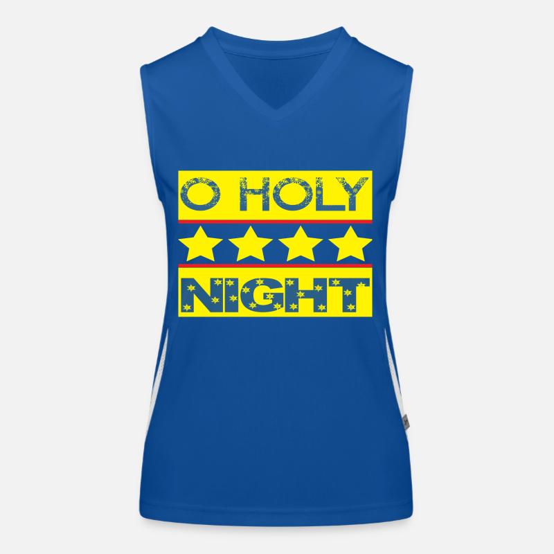 O Holy Night Funktionelles Kontrast-Tank Top für Frauen