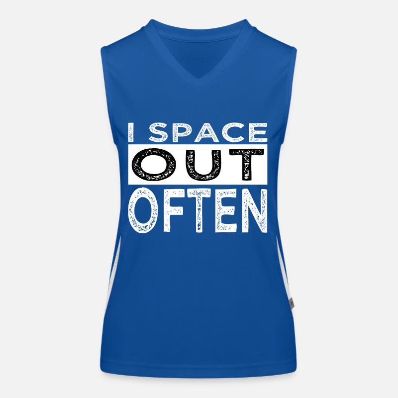 gift joke planets astrology space travel Funktionelles Kontrast-Tank Top für Frauen