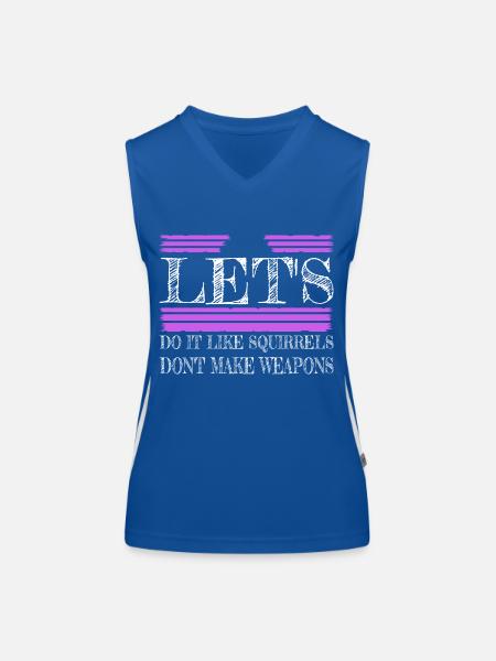 flower power pride awesome anti war statement - Funktionelles Kontrast-Tank Top für Frauen - Royal/Weiß - Vorne