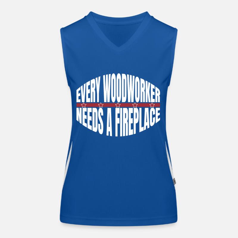 Carpenter Work Tshirts Tools Carpentry Hearbeat Women's Functional Contrast Tank Top