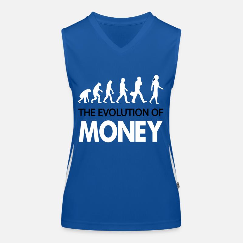 Crypto Bitcoin Trading Débardeur respirant contrasté Femme