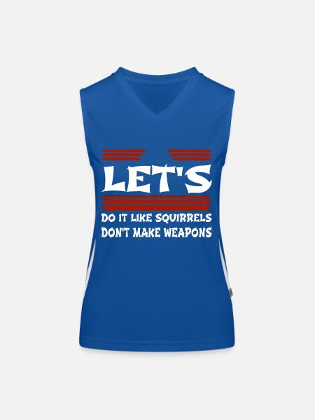 funny sayings peace peace symbol anti war funny - Women's Functional Contrast Tank Top - royal/white - Front
