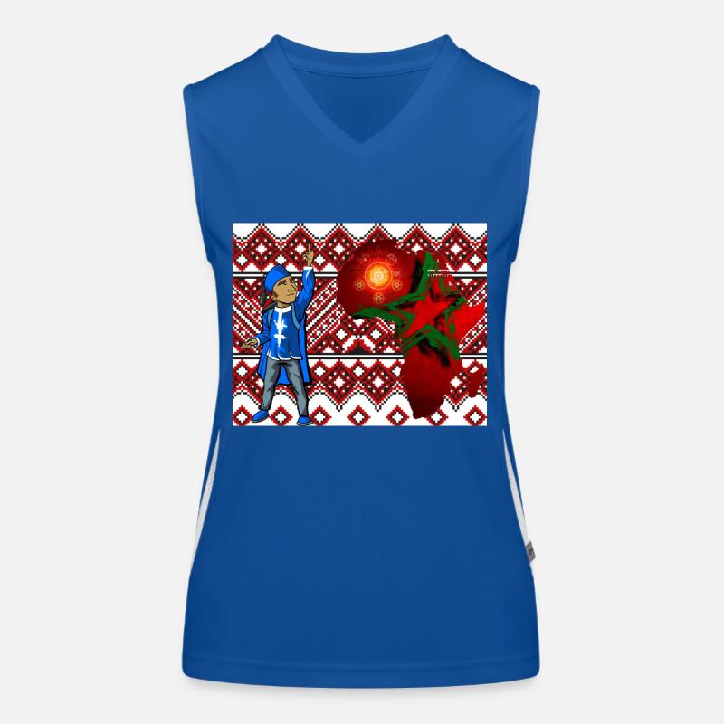 Marokko gang Original Funktionelles Kontrast-Tank Top für Frauen