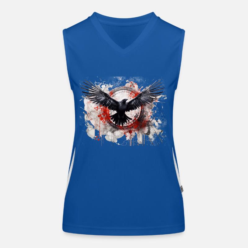 Corbeau Débardeur respirant contrasté Femme