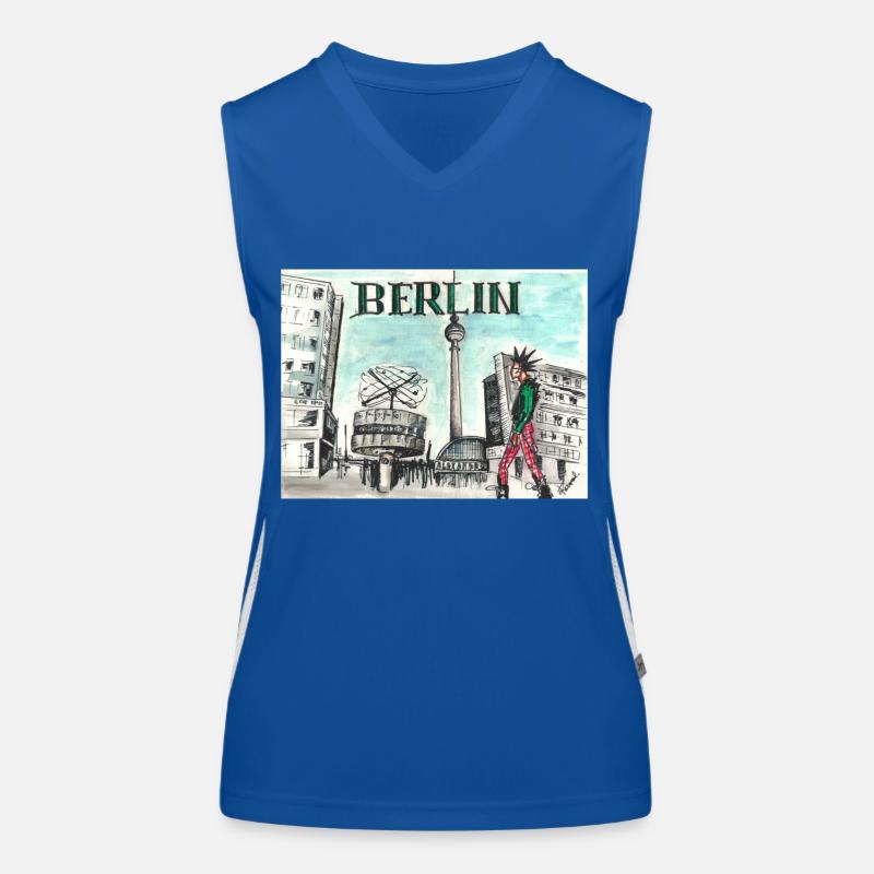 Alexander Platz Funktionelles Kontrast-Tank Top für Frauen