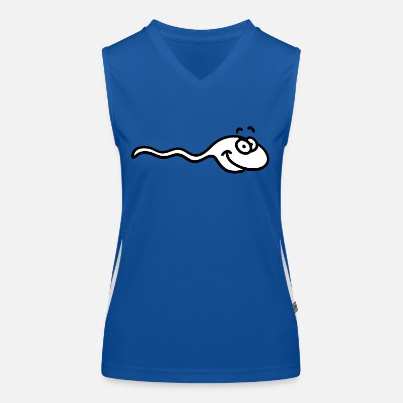 Sperm Women's Functional Contrast Tank Top