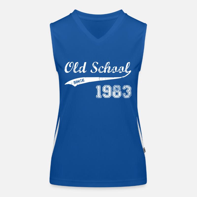 1983 Funktionelles Kontrast-Tank Top für Frauen