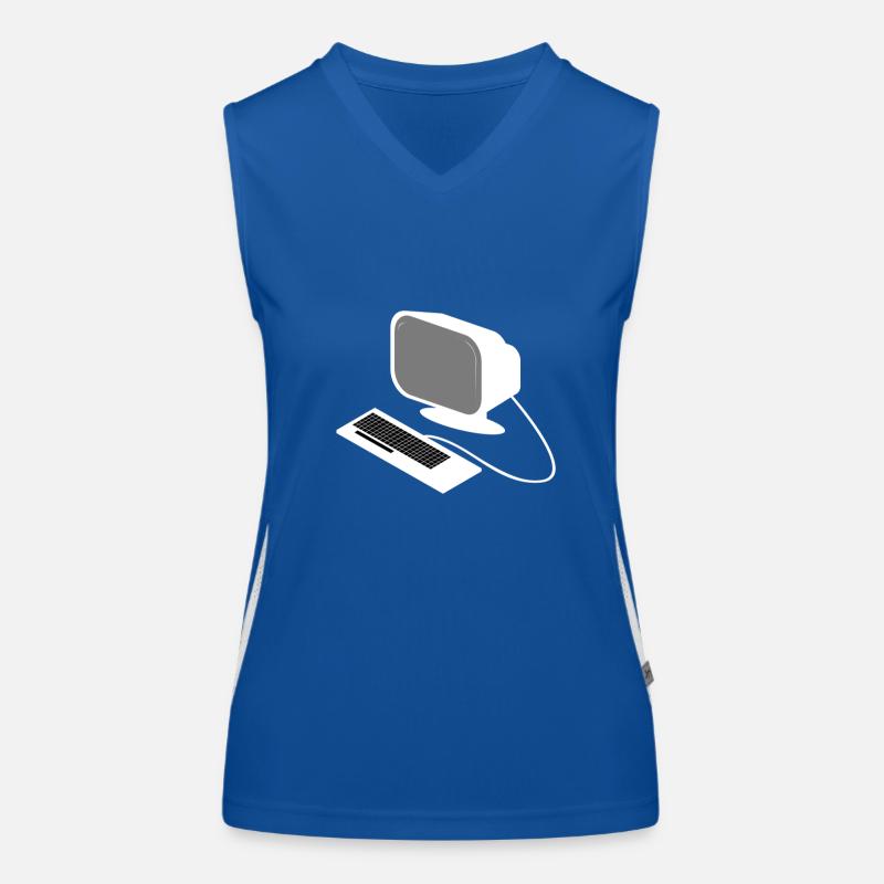 computer Women's Functional Contrast Tank Top
